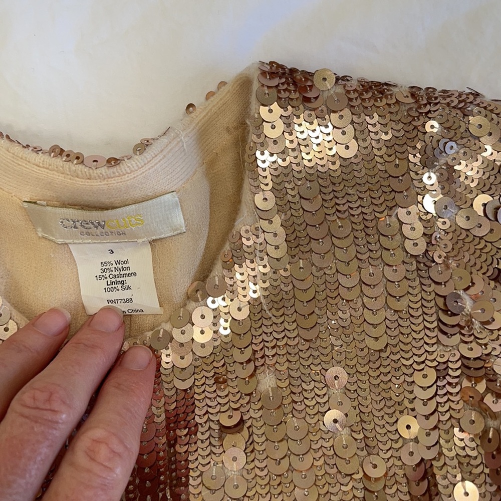 Crew cuts sequin jacket - Picture 2 of 2
